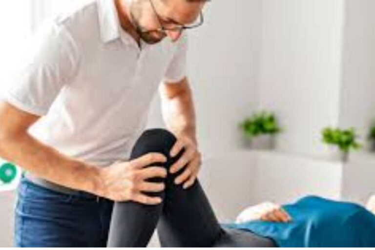 physiotherapy session at home